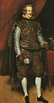 疊戈 羅德裡格斯 德 蓆爾瓦 委拉斯貴支 Philip IV in Brown and Silver